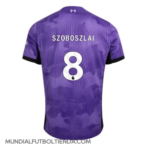 Camiseta Liverpool Szoboszlai Dominik #8 Tercera Equipación Replica 2023-24 mangas cortas